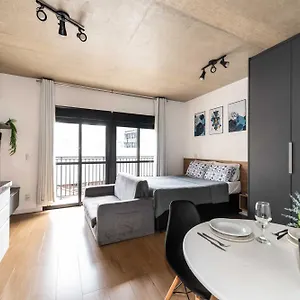 47 New Next Paulista Av, Fast Wifi And Balcony Apartamento